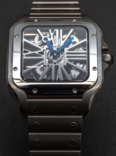 cartier dos santos skeleton|cartier santos skeleton price.